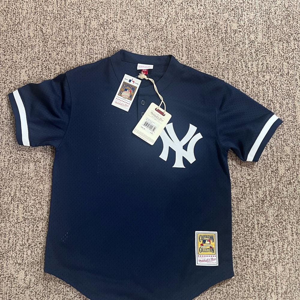 Navy Blue Yankees Baseball Jersey